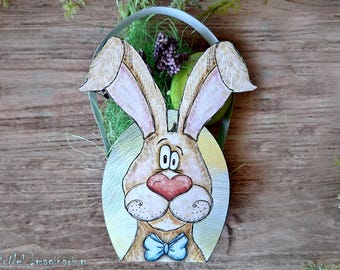 印刷可能なイースターバニーバスケットテンプレート、DIYペーパークラフト、A4＆USレターサイズ