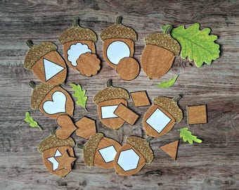 Match the Shapes Printable PDF Templates
