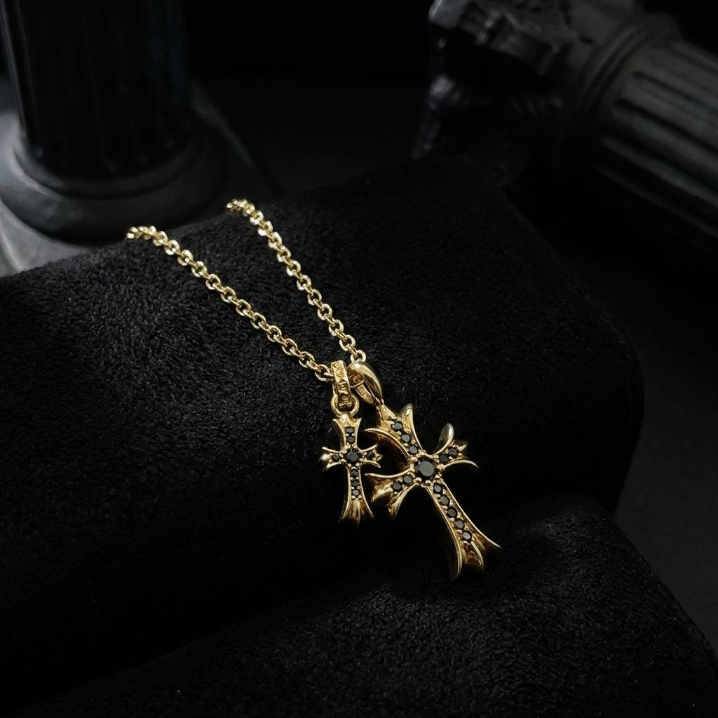 Triple cross pendant - Etsy 日本