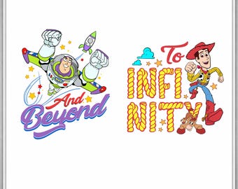 Toy Story Infinity Beyond PNG • Buzz Woody Bullseye Clipart • Instant Download