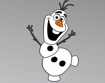 Frozen Olaf PNG • Winter Cartoon Sublimation • Instant Download• Cute Disney Snowman Clipart