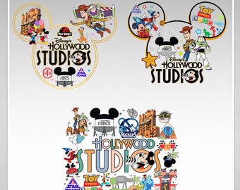 Hollywood Studios Png Bundle, Family Vacation, Toy Story, Star Tours (Digital Download)