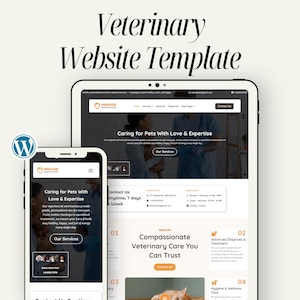 WordPress-Divi-Vorlage für Tierarztpraxen | Website-Theme für Tierkliniken und Tierpflege