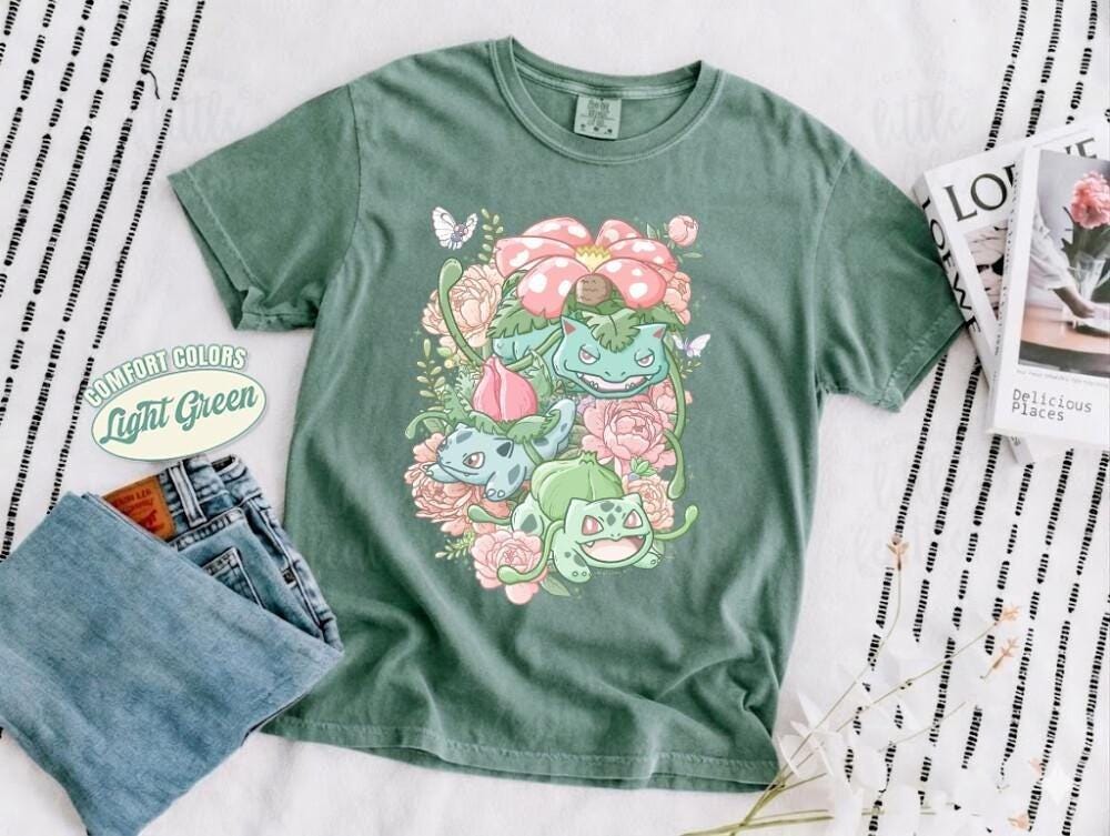 Bulbasaur tshirt - Etsy 日本