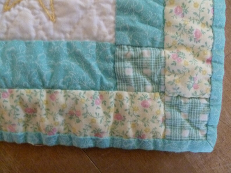 Teddy Bear and Moon Quilt