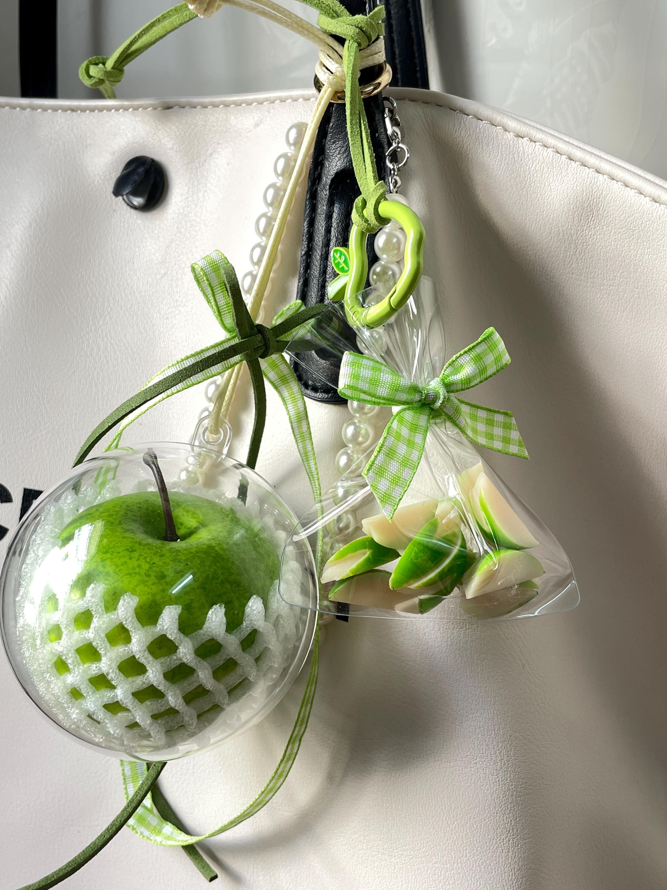 Cute Apple-Shaped Ita Backpack with Transparent Pocket, Lightweight Amazon.com: Queen sea shark Ita Bag AppleShaped Backpack  main image 4