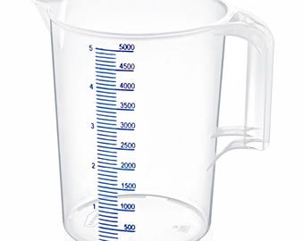 Juego de tazas medidoras de cocina / Vaso medidor de plástico / Vasos medidores para líquidos y secos / Vaso medidor graduado / Herramienta práctica de cocina