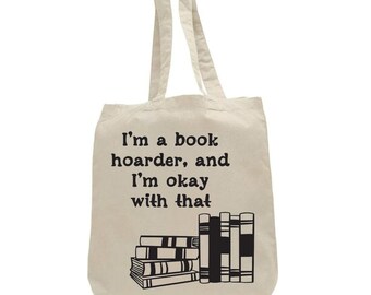 Book Hoarder Tote Bag