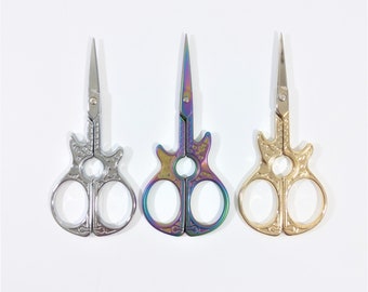 Guitar Fancy Embroidery Yarn Scissors