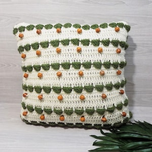 Little Baskets Boho Beaded Pillow Cover Pattern