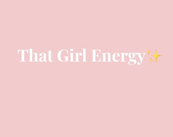 That Girl Printable Set | Soft Life | Glow Up Era | Aesthetic Wall Art | Digital Download | Pink minimal posters