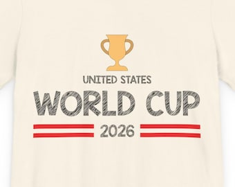 World Cup 2026 T-Shirt, Football World Cup 26 United States Canada Mexico T-Shirt
