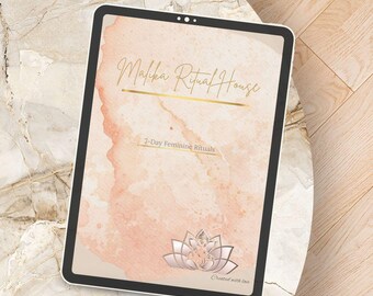 7-Day Feminine Ritual Guide | Self-Love Journal | Dark Feminine Energy Workbook | Digital Download PDF