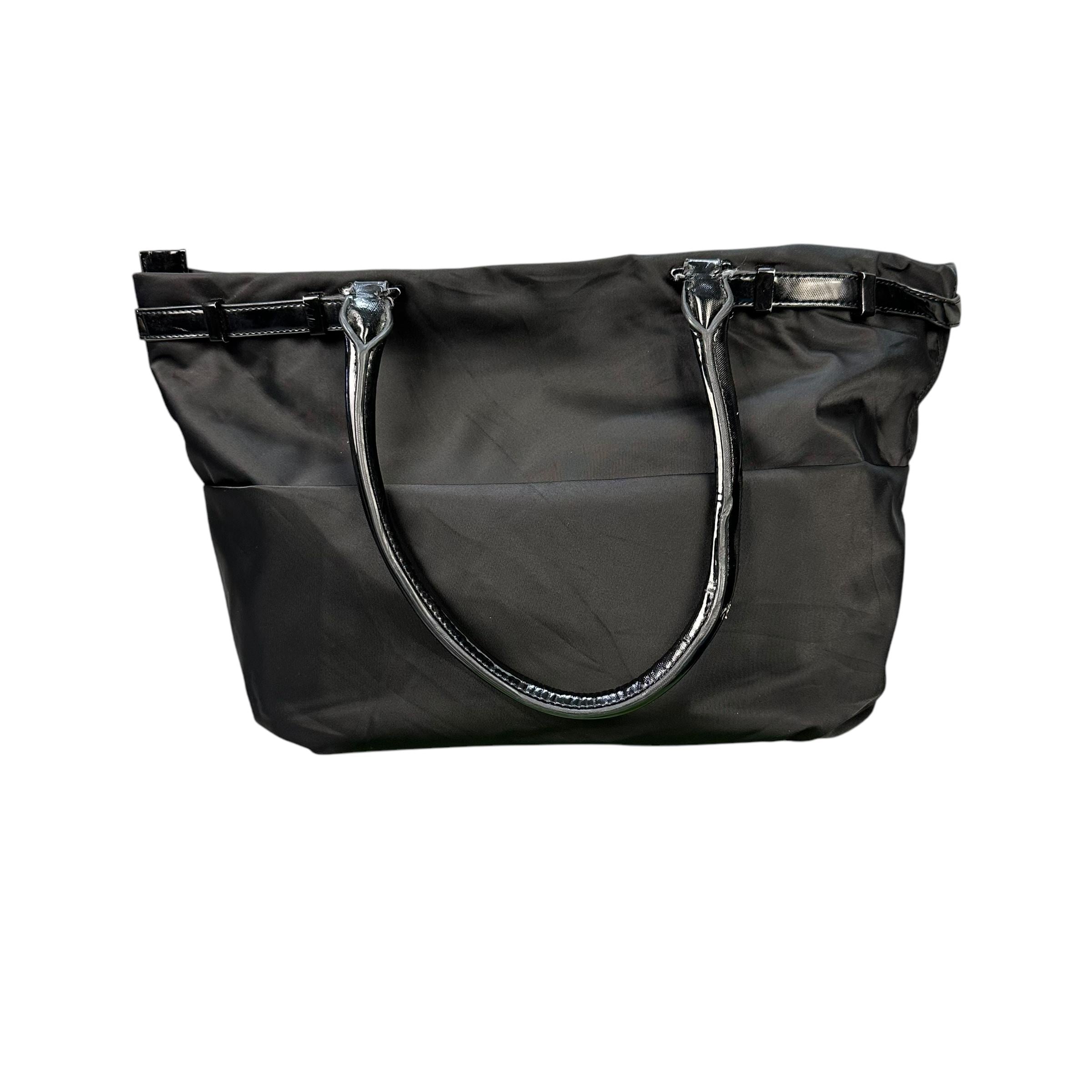 【新品】agnès b. VOYAGE　ビジネスバッグ　ナイロン　黒　肩掛け可能 Agnes B. Voyage Black Nylon Shoulder Tote Bag - Etsy