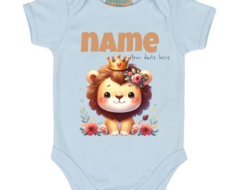 Baby Bodysuit – 100% Cotton Personalised Romper