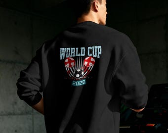 World Cup 2026 England Sweatshirt, with optional Personalisation