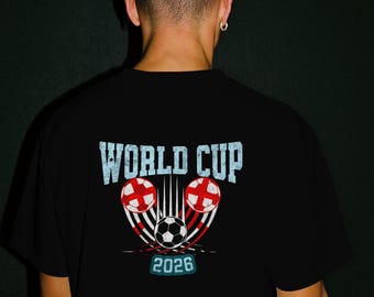 World Cup 2026 England T shirt, with optional Personalisation