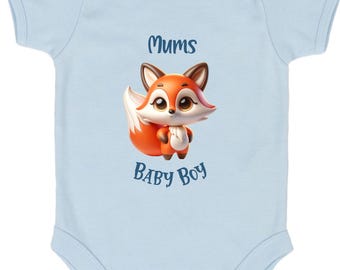 Mums Baby Bodysuit – 100% Cotton Personalised Romper