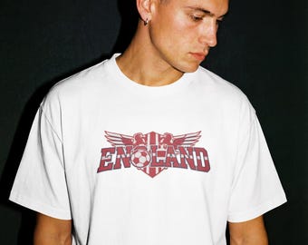 England T shirt, with optional Personalisation - World Cup 2026