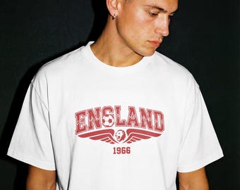 England T shirt 1966, with optional Personalisation - World Cup 2026