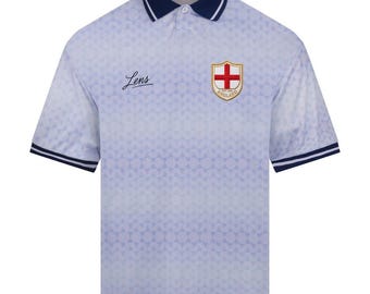 England Football T shirt, custom embroidery with optional Personalisation - World Cup 2026