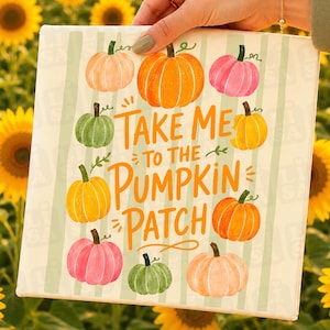Take Me To The Pumpkin Patch Png, Striped Fall Sublimation, Pumpkin Boutique Autumn Shirt Design