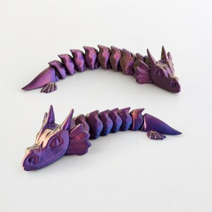 100+ Flexi Dragon STL Pack | Articulated 3D Print Dragons | Printable Fantasy Dragon Toys | STL & 3MF Files image 5