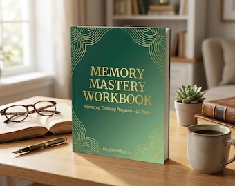 Memory Mastery Workbook Advanced - 40-Page Brain Training PDF