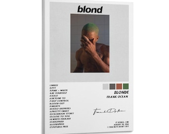 Frank Music Blonde Album Cover Painting On Canvas Wall Art Poster Picture Print Living Room Walls Decor Home Posters