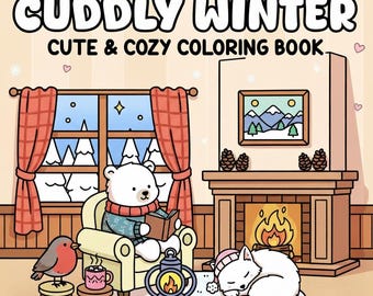 Winter Coloring Pages – Cozy Seasonal Art Bundle