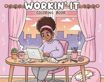 Black Girl Jobs Coloring Book – 25 Career Women Pages (PDF Download)