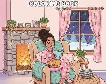 Cozy Girl Moments Coloring Book – Hygge Self-Care Pages (PDF Download)