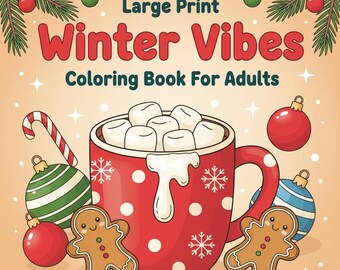 Winter Vibes Coloring Pages – Cozy Seasonal Art Bundle