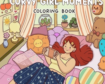 Curvy Girl Coloring Book – Body Positive Self Love Pages (PDF Download)