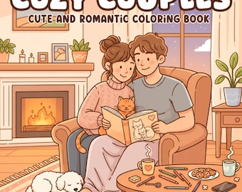 Romantic Couple Moments – Printable Art Pages