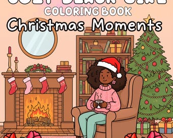 Black Girl Christmas Coloring Pages – Holiday Moments Bundle