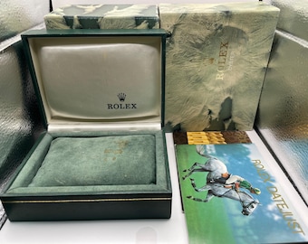 Caja de reloj Rolex vintage 11.00.71, folletos de 1994/96