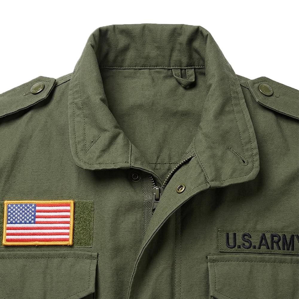 Men’s John Rambo First Blood Jacket, Sylvester Stallone M65 Military ...