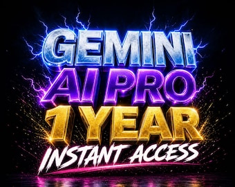 Gemini AI Pro: Acceso completo durante 1 año (Entrega digital instantánea)