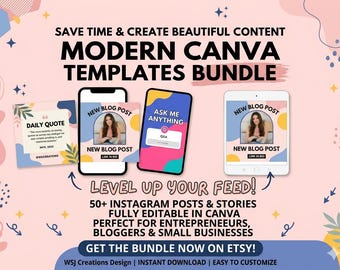 Social Media Canva Templates Bundle