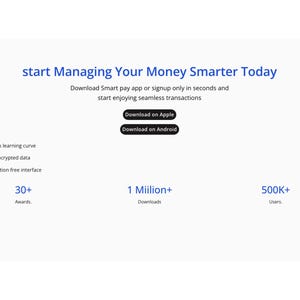 Fintech SaaS Website Template | Modern AI Finance Landing Page