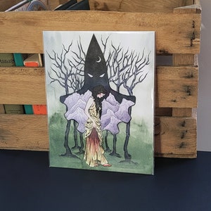 The Executioners Beautiful Daughter, Hand Signed Giclee Print, 8.5x11