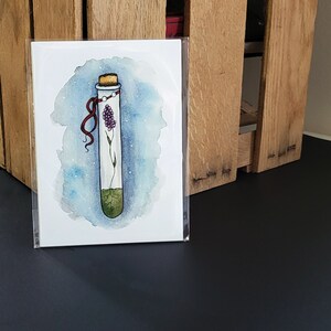 Bottled Lavender, Hand Signed Giclee Print, 5x7