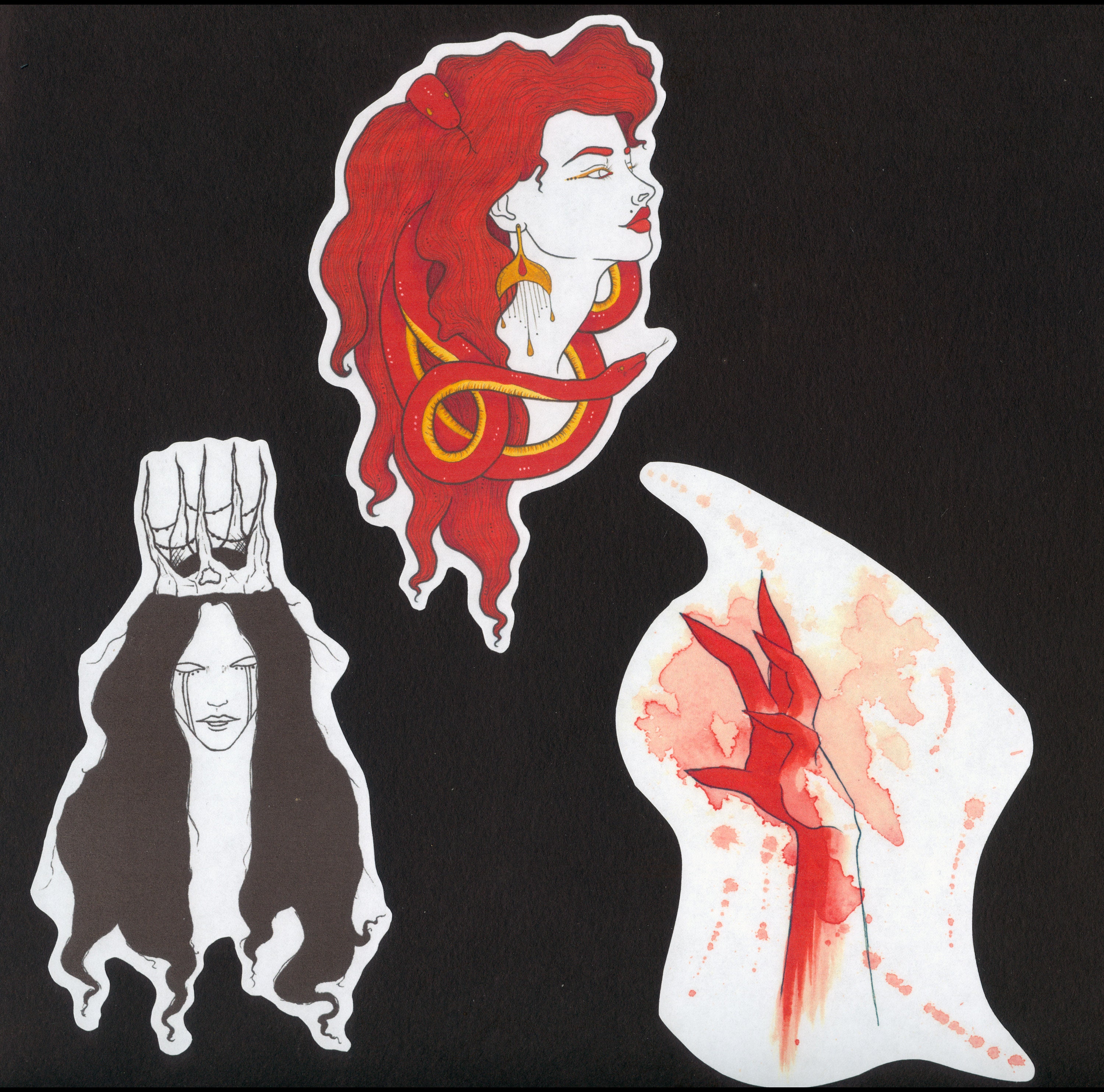 Claws, Handmade Sticker 3 X 5 - Etsy