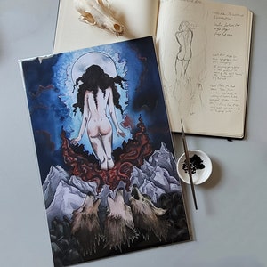 Wolf Alice, Hand Signed Giclee Print, 11x17
