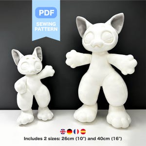 アントロファーリープラッシュのPDF縫製パターン+チュートリアル | 基本的なボディDIYファーソナテンプレート