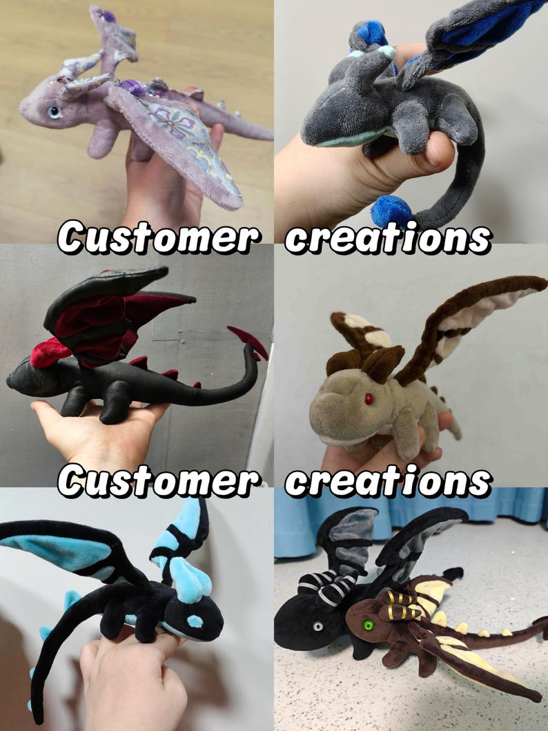 Patron et tutoriel de couture pour peluche Little Dragon, 28 cm (English/Español/Deutsch/Français） image 9