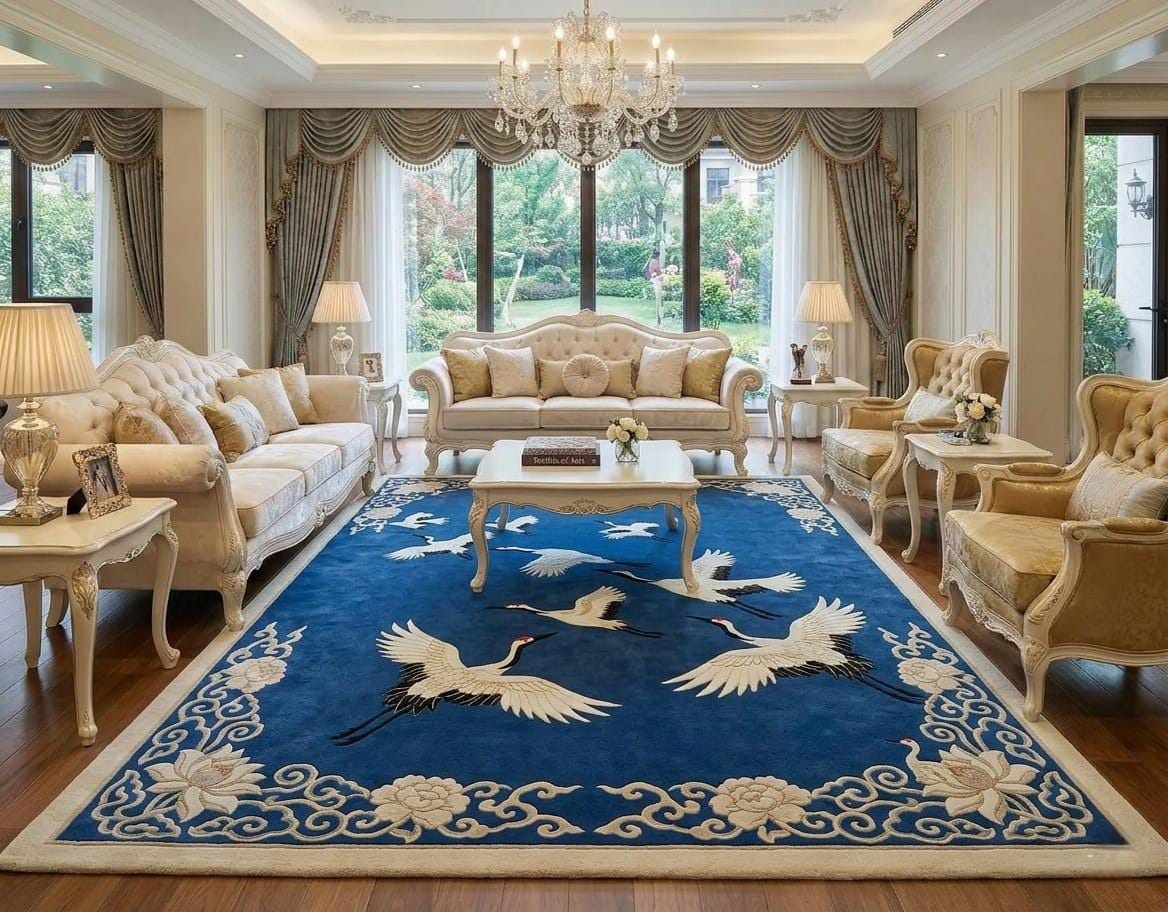 Tapis Chinois Fait Main - 100% Laine Beige - Décoratif 61x250cm - Tapis De Couloir