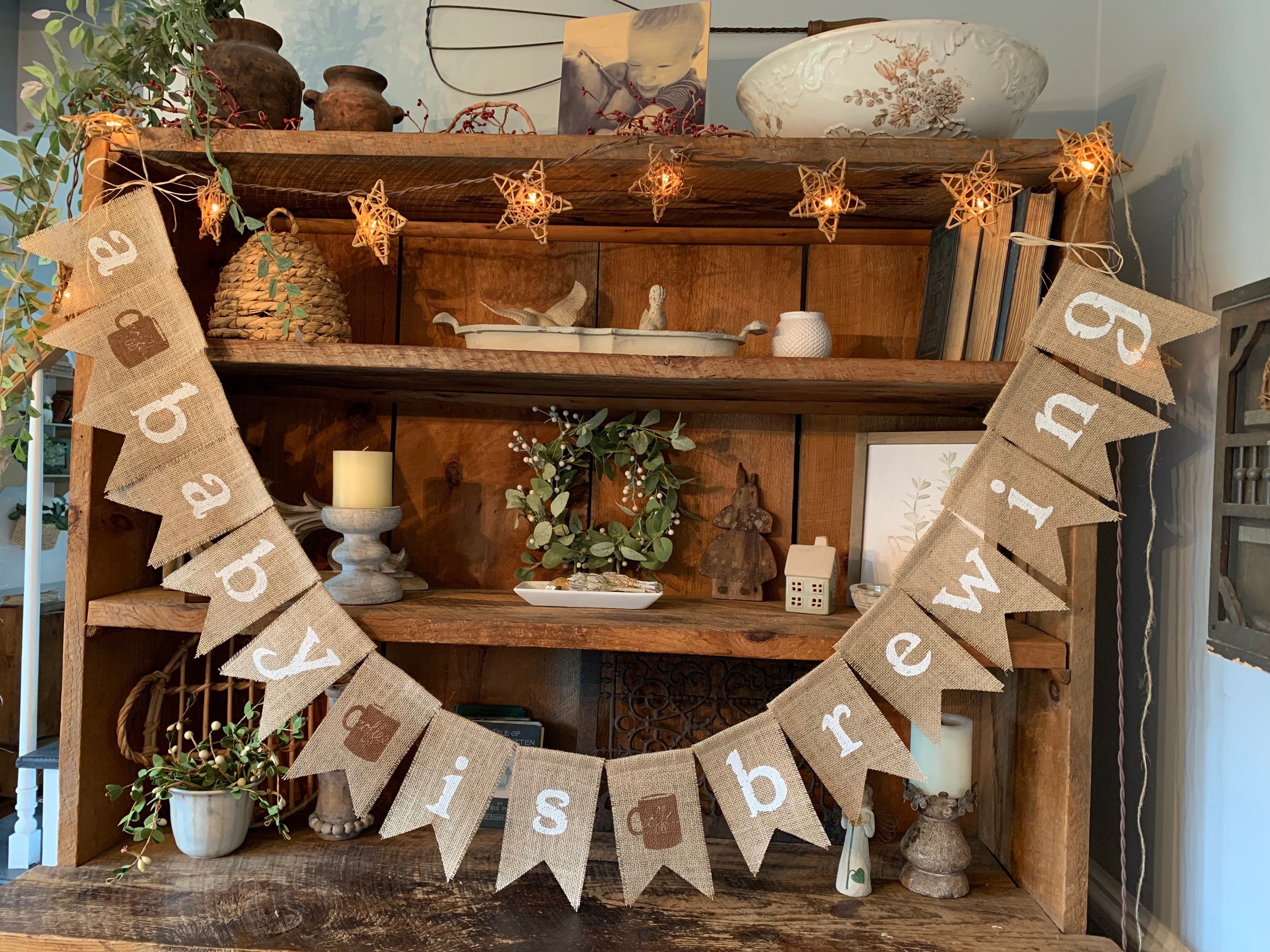Rustic farmhouse baby shower 2025