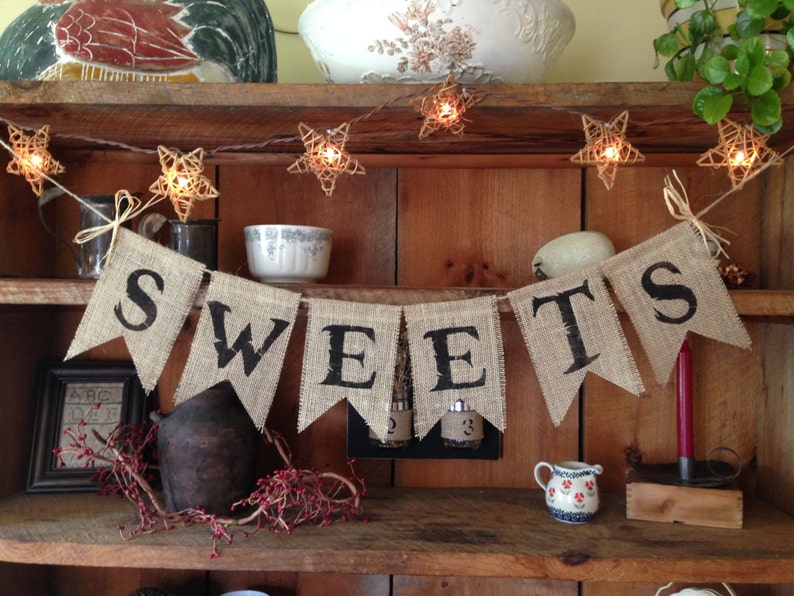Sweets Banner Dessert Table Banner Wedding Banner Wedding - Etsy